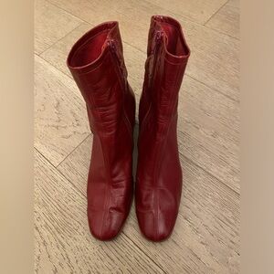 By Far Sofia Boots Burgundy Red 37